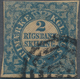 Dänemark: 1851 2 R.B.S. Blue, Type 9 From Plate I, Pos. 18, "SUBSTITUTED CLICHÉ", Used And Cancelled - Sonstige & Ohne Zuordnung