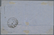 Dänemark: 1866, 4 S. Orange (horizontal Strip-3) Tied Duplex "181+SJ.JB.PSP B 3.3" To Folded Envelop - Other & Unclassified