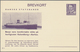 Delcampe - Dänemark - Ganzsachen: 1947-56 Three Different Postal Stationery Cards For The State Railway Ferry A - Postal Stationery