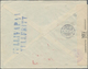 Estland: 1941, Censored Registered Cover With Mixed Country Franking Of Estonia And Sovietunion (dur - Estland