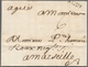 Frankreich - Vorphila: 1753, "AGDE" One-liner And Handwritten On Complete Folded Letter To Marseille - 1792-1815: Conquered Departments