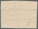 Frankreich - Vorphila: 1785, "BAINS EN LNE" One-liner (Lenain No. 1 = 21 Points) On Complete Folded - 1792-1815: Conquered Departments