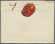 Frankreich - Vorphila: 1815 (ca.), "P.40.P. VENDOME" Red Two-liner On Folded Letter Without Text To - 1792-1815: Départements Conquis