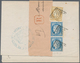 Frankreich: 1874, 25 C Blue On Bluish, Type II + Type III Vertical Se-tenant Pair, Together With 15 - Unused Stamps