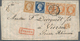Frankreich: 1856, Two Covers Both Of One Correspondence Sent From Paris Via Aachen (transit Cancel O - Unused Stamps