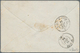 Frankreich: 1863, 20 C Blue Napoleon, Tied By Star Cancel Paris, Single Franking On Small Envelope F - Ungebraucht