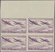 Frankreich: 1942, Victims Of Aerial Warfare, 1.50fr.+3.50fr. Purple, IMPERFORATED Top Marginal Block - Ungebraucht