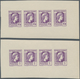 Frankreich: 1944, Definitives "Marianne", Not Issued, Group Of Ten Imperforated Panes Of Four Stamps - Ungebraucht