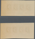 Frankreich: 1944, Definitives "Marianne", Not Issued, Group Of Ten Imperforated Panes Of Four Stamps - Ungebraucht