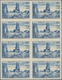 Frankreich: 1945, Reconstruction Of Destroyed Cities Complete Set Of Four In IMPERFORATED Blocks Of - Ungebraucht