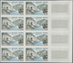 Delcampe - Frankreich: 1960, Definitives 'buildings And Landscapes' Complete Set Of Seven In IMPERFORATED Block - Ungebraucht