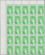 Frankreich: 1978, Definitives "Sabine De Gandon", MISSING PHOSPHOR (BRILLIANT GUM), 0.10fr.-3fr., Ei - Ungebraucht