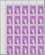 Frankreich: 1978, Definitives "Sabine De Gandon", MISSING PHOSPHOR (BRILLIANT GUM), 0.10fr.-3fr., Ei - Ungebraucht