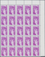 Frankreich: 1978, Definitives "Sabine De Gandon", MISSING PHOSPHOR (BRILLIANT GUM), 0.10fr.-3fr., Ei - Ungebraucht