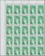 Frankreich: 1978, Definitives "Sabine De Gandon", MISSING PHOSPHOR (BRILLIANT GUM), 0.80fr.-2.10fr., - Ungebraucht