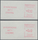 Frankreich - Automatenmarken: 1969, 3 July, Montgeron, 30c. And 40c., Set Of Two Stamps Mint Never H - Other & Unclassified