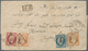 Französische Post In Ägypten - Alexandria: 1859, Empire Nd 10c. Bistre, 20c. Blue, 40c. Orange And 8 - Other & Unclassified