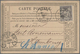Frankreich - Ganzsachen: 1876 Commercially Used Carte-précuseur From Algier To Hamburg, Arrival Canc - Sonstige & Ohne Zuordnung