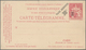 Delcampe - Frankreich - Ganzsachen: 1880, 50 C/50 C Carmine Pneumatic Double Postcard, 30 C On 50 C Overprint P - Sonstige & Ohne Zuordnung