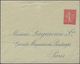 Frankreich - Ganzsachen: 1907/1920. Private Envelope 10c Semeuse Lignée "Laguionie Et Cie, Paris". U - Sonstige & Ohne Zuordnung