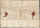 Frankreich - Besonderheiten: 1645, Folded Entire Written 21st March 1645 Within Paris With Wax Seal - Sonstige & Ohne Zuordnung
