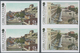 Delcampe - Gibraltar: 2009, Old Views Of Gibraltar Complete Set Of Five In Vertical IMPERFORATE Pairs And The I - Gibraltar