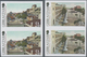 Delcampe - Gibraltar: 2009, Old Views Of Gibraltar Complete Set Of Five In Vertical IMPERFORATE Pairs And The I - Gibilterra