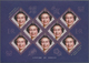 Gibraltar: 2011, QEII And Prince Philip Complete Set Of Six In IMPERFORATE Sheetlets With Eight Stam - Gibraltar