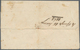 Griechenland: 1861, Paris Printing 20 L. Blue On Blueish On Folded Envelope Clear Tied By "9" In Dia - Covers & Documents