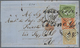 Griechenland: 1871, Folded Envelope Bearing 5 L. Green, 10 L. Orange And 40 L. Salmon On Greenish, A - Covers & Documents