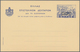 Griechenland - Griechische Besetzung Nord Epirus: 1941, Stationery Card 2dr. Blue With Overprint, Un - North Epirus