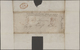 Großbritannien - Vorphilatelie: 1829, Preprinted Folded Cover With Watermark (large Oval Of Britanni - ...-1840 Vorläufer