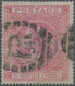 Großbritannien: 1867, QV 5s. Rose With Wmk. Maltese Cross Lettered 'IC' Good Used With Barred Cancel - Sonstige & Ohne Zuordnung