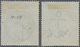 Großbritannien: 1867/1883, 10s. Greenish Grey And £1 Brown-lilac, Wm Large Anchor, Both Fresh Colour - Sonstige & Ohne Zuordnung