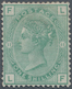 Großbritannien: 1873, QV 1s. Green With Wmk. Spray Of Rose From Plate 11 (lettered 'FL'), Mint Heavy - Other & Unclassified