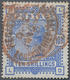 Großbritannien: 1883/1884, 10s. Ultramarine, Fresh Colour And Well Perforated, Fine Used Copy Oblit. - Sonstige & Ohne Zuordnung