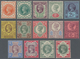 Großbritannien: 1887/1900, QV Definitives Simplified Set Of 14 From ½d Vermilion To 1s. Green/carmin - Other & Unclassified