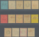 Großbritannien: 1887/1900, QV Definitives Simplified Set Of 14 From ½d Vermilion To 1s. Green/carmin - Sonstige & Ohne Zuordnung