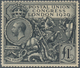 Großbritannien: 1929, UPU £1 Black, Fresh Colour And Well Perforated (slight Corner Crease At Lower - Andere & Zonder Classificatie