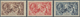 Großbritannien: 1934, Seahorses Re-engraved, 2s.6d. Chocolate-brown, 5s. Rose-red And 10s. Indigo, C - Sonstige & Ohne Zuordnung