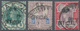 Großbritannien - Dienstmarken: 1902, Office Of Works, QV ½d. Blue-green, 5d. Dull Purple And 10d. Du - Officials