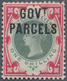 Großbritannien - Dienstmarken: 1900, Gov.Parcels, QV 1s. Green And Carmine, Fesh Colours, Normally P - Officials