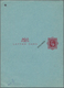 Großbritannien - Ganzsachen: 1902, Proof With Colour Trial In Carmine On Blue Paper, See Huggins`not - 1840 Mulready-Umschläge