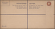 Großbritannien - Ganzsachen: 1912/21, British Post Used Abroad (Levante), Three Registered Postal St - 1840 Mulready Envelopes & Lettersheets