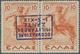 Ionische Inseln - Lokalausgaben: Zakynthos: 1941, Airmails 10dr.+10dr. Orange Horizontal Pair With I - Ionian Islands