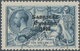 Irland: 1922 'Seahorses' 10s. Dull Grey-blue, Overprinted Type 5, Used And Cancelled By Part Strike - Unused Stamps