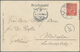 Island: 1908, Two Picture Postcards Sent From Reykjavik To Munich, Germany, With 'Gullfoss' Ppc Fran - Other & Unclassified