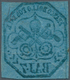 Italien - Altitalienische Staaten: Kirchenstaat: 1852, 7 Baj Black On Blue Mint Never Hinged, The St - Kirchenstaaten