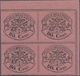 Italien - Altitalienische Staaten: Kirchenstaat: 1867, 80 C Black On Pink In Block Of 4 From Right U - Kirchenstaaten