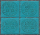 Italien - Altitalienische Staaten: Kirchenstaat: 1868, 5 C Blue Block Of Four Mint Never Hinged, The - Papal States